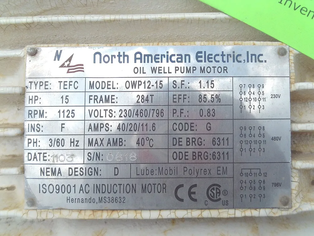 ELM15-3-12-TEFC/OWP-284T-NAE - Image 2